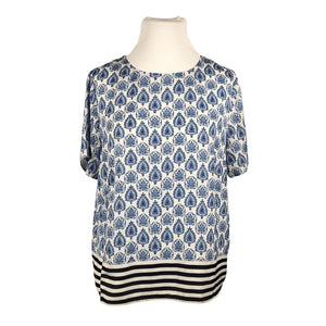 Unisex Holly & Whyte by Lindex - Short-sleeved blouse, size 42 - White (1)