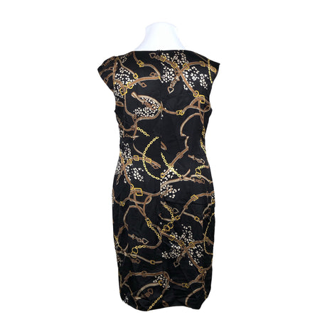 Unisex s.Oliver - Schiffon dress, size 44 - Black (2)