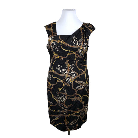 Unisex s.Oliver - Schiffon dress, size 44 - Black ()