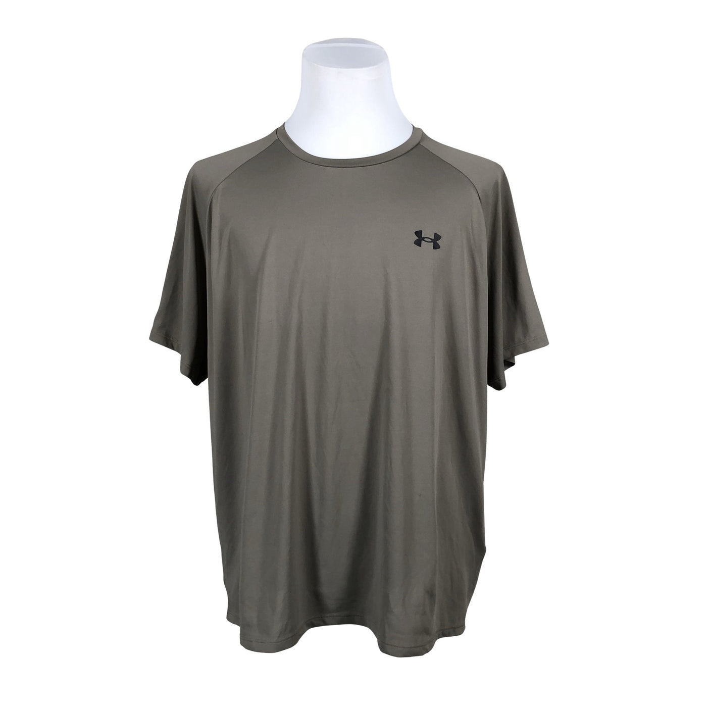 Unisex Under Armour - Sports shirt, short sleeve, size XXL - Beige (1)