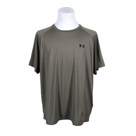 Unisex Under Armour - Sports shirt, short sleeve, size XXL - Beige ()