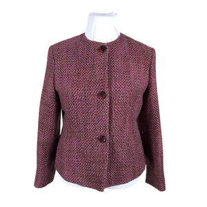 Unisex Ril's - Wool coat, size 42 - Wine red (3)
