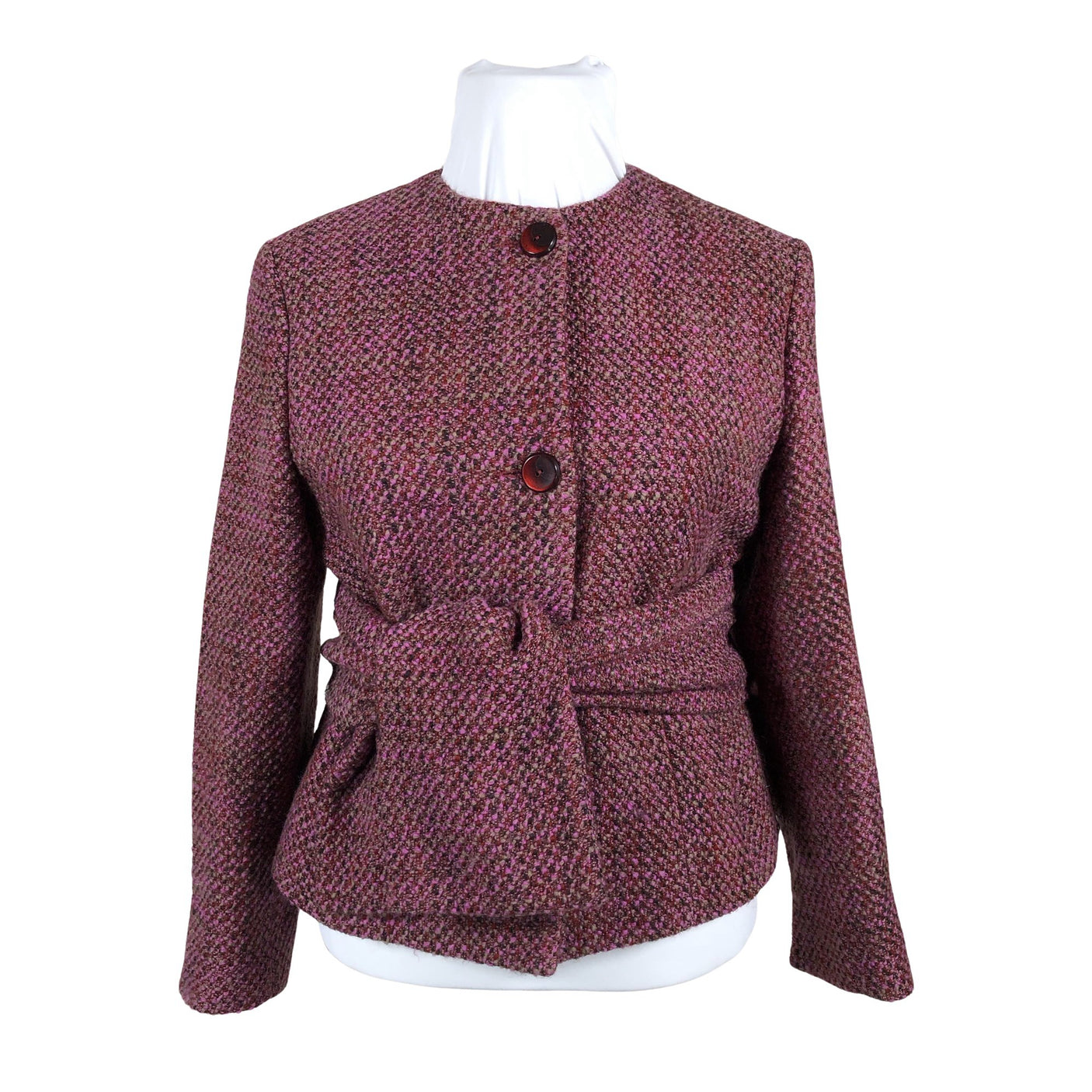 Unisex Ril's - Wool coat, size 42 - Wine red (1)