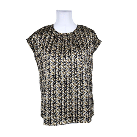 Unisex Kaffe - Short-sleeved blouse, size 36 - Beige ()
