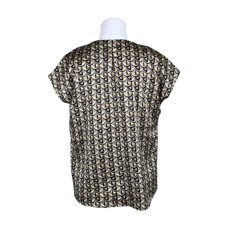 Unisex Kaffe - Short-sleeved blouse, size 36 - Beige (2)