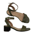 Unisex Ten Points - Heeled sandals, size 39 - Green ()