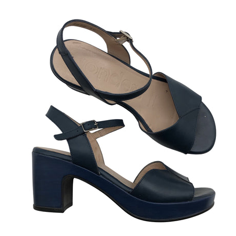 Unisex Wonders - Heeled sandals, size 39 - Blue ()