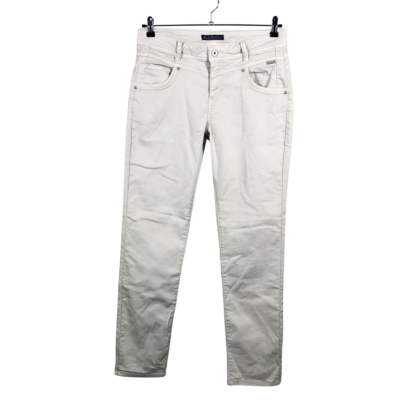 Unisex Red Button - Jeans, size 38 - Beige (1)