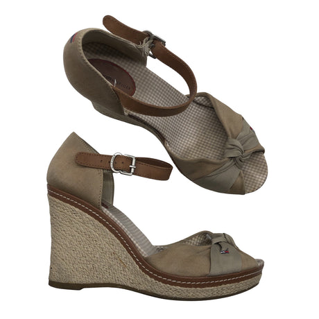 Unisex Tommy Hilfiger - Wedge sandals, size 39 - Beige ()