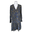 Unisex R-collection - Schiffon dress, size 40 - Blue ()