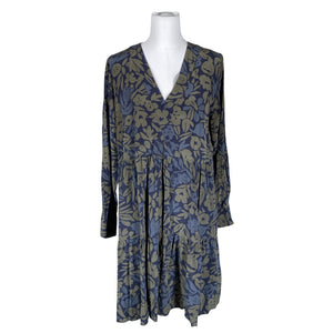 Unisex R-collection - Schiffon dress, size 40 - Blue (1)