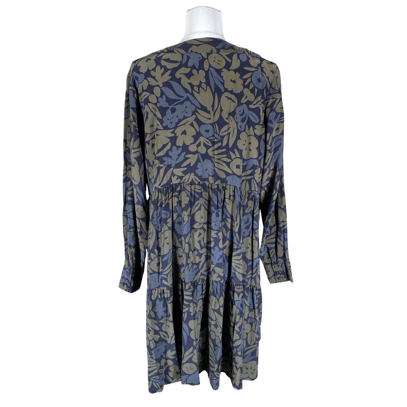 Unisex R-collection - Schiffon dress, size 40 - Blue (2)