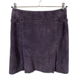 Unisex Anne Klein - Leather skirt, size 38 - Violet ()