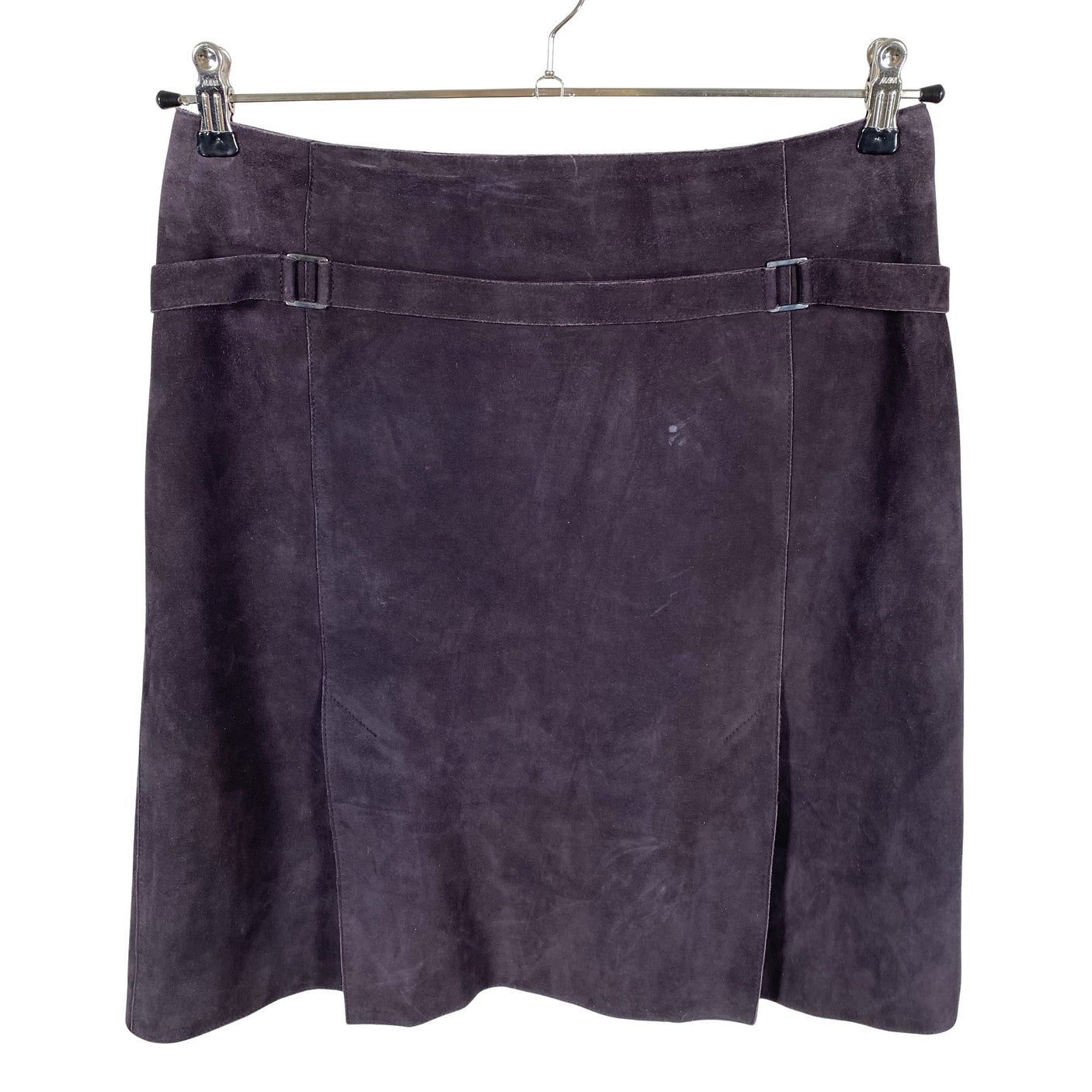 Unisex Anne Klein - Leather skirt, size 38 - Violet (1)