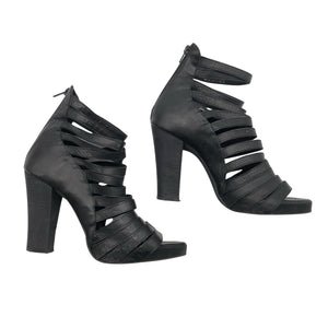 Unisex Bianco - Heeled sandals, size 39 - Black (1)