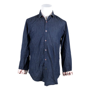 Unisex A Fish Named Fred - Denim shirt, size L - Blue (1)