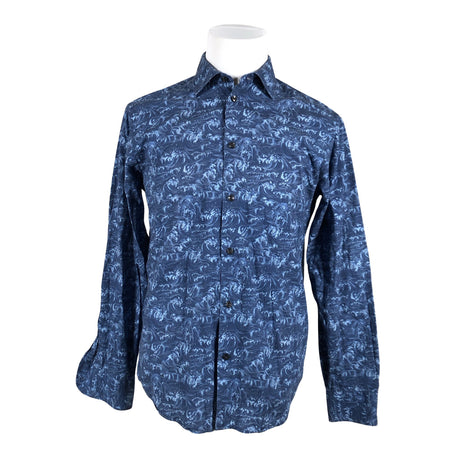 Unisex These Glory Days - Collared shirt, size L - Blue ()