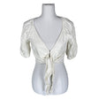Unisex Abercrombie&Fitch - Short-sleeved blouse, size 34 - White ()