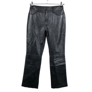 Unisex Bugatti - Leather pants, size 38 - Black (1)