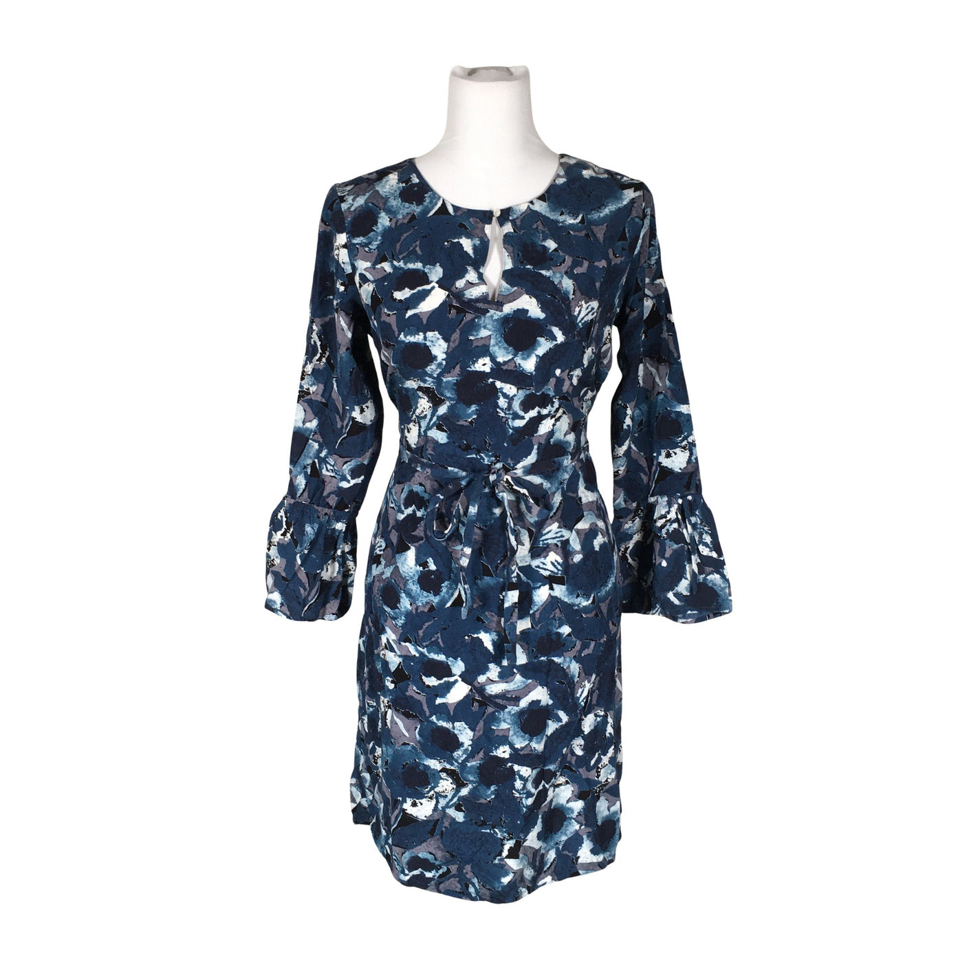 Unisex Part two - Schiffon dress, size 38 - Blue (1)