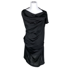 Unisex Sisley - Schiffon dress, size 38 - Black (1)
