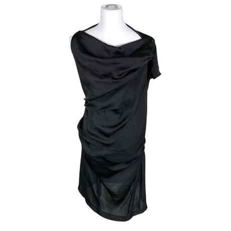 Unisex Sisley - Schiffon dress, size 38 - Black ()