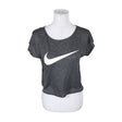 Unisex Nike - Sports shirt, short sleeve, size 36 - Gray ()