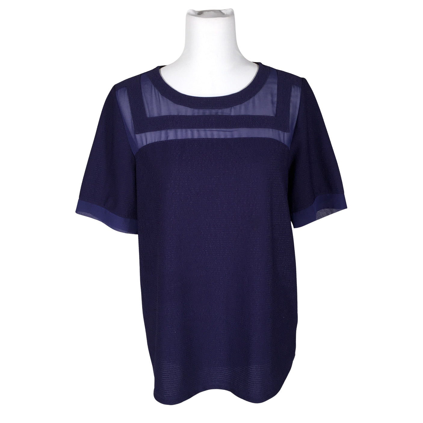 Unisex Calvin Klein - Short-sleeved blouse, size 38 - Blue (1)