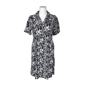 Unisex Nanso - Schiffon dress, size 40 - Black (1)