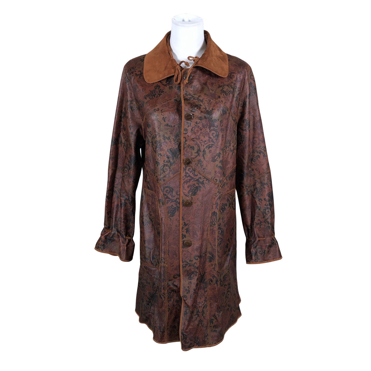 Unisex Handmade - Leather jacket, size 38 - Brown (3)