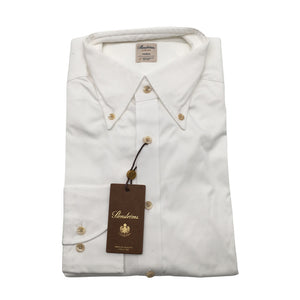 Unisex Stenströms - Collared shirt, size M - White (1)