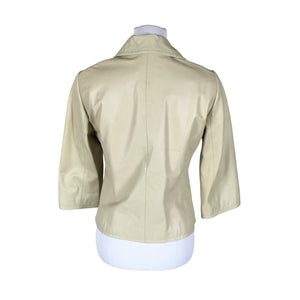 Unisex Taifun - Leather jacket, size 36 - Beige (2)