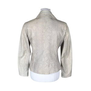 Unisex Ril's - Leather jacket, size 36 - Gray (2)