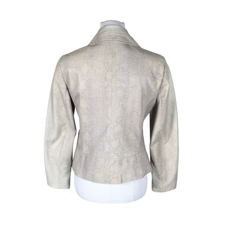 Unisex Ril's - Leather jacket, size 36 - Gray (2)