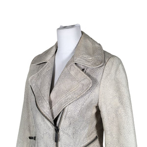 Unisex Ril's - Leather jacket, size 36 - Gray (3)
