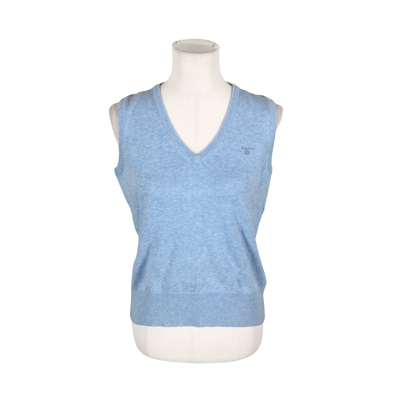 Unisex Gant - Knit vest, size 40 - Light blue (1)