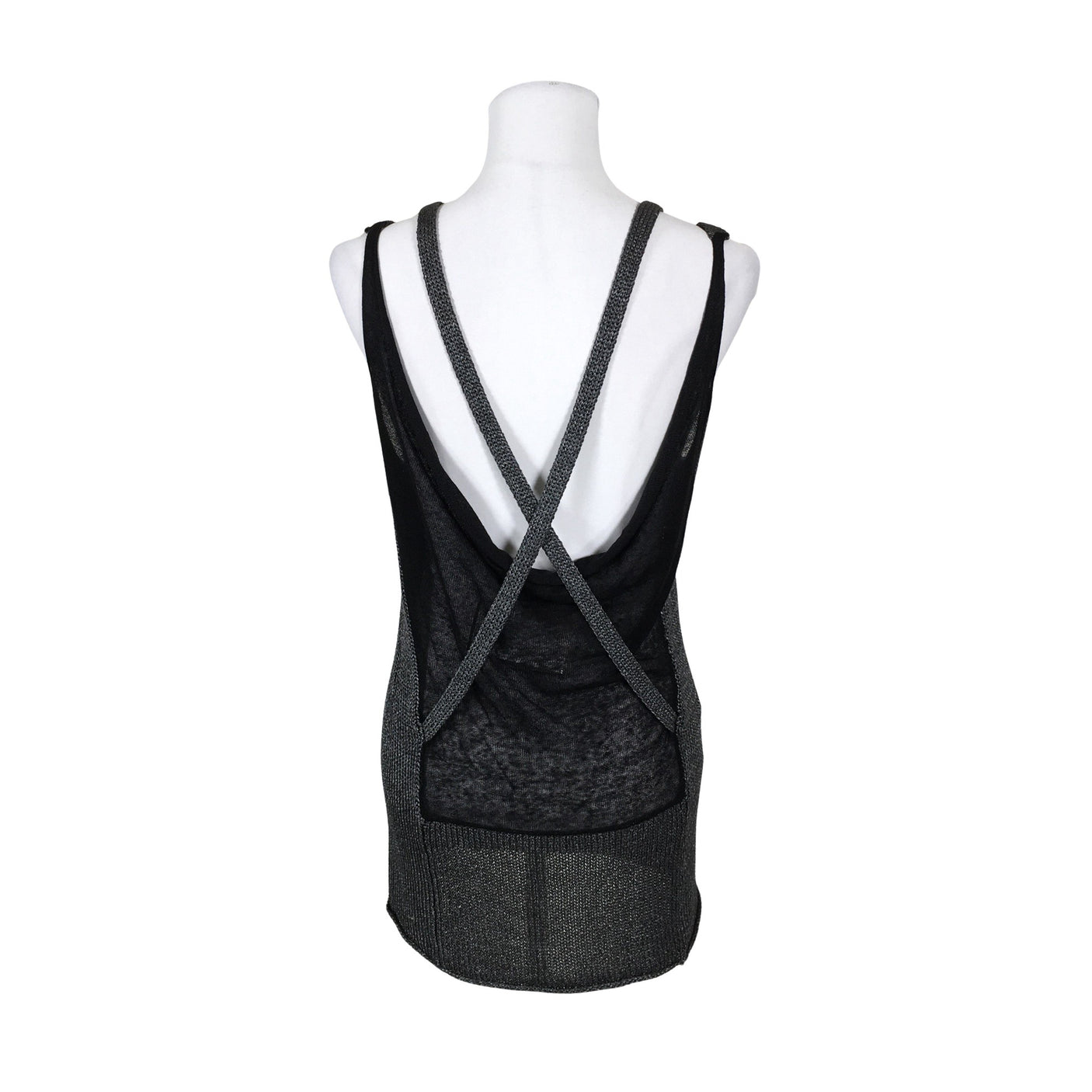 Unisex Stefanel - Top, size 38 - Gray (2)