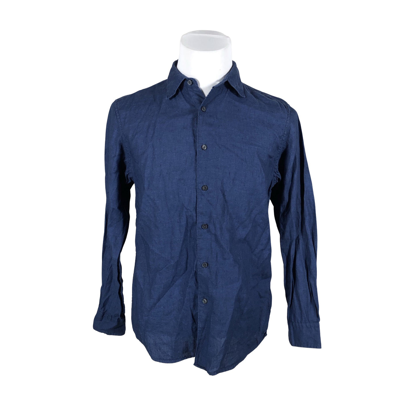 Unisex Uniqlo - Collared shirt, size M - Blue (1)