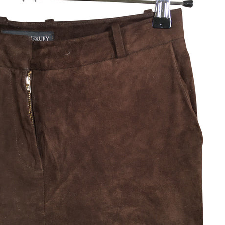 Unisex Repeat - Leather pants, size 36 - Brown (2)