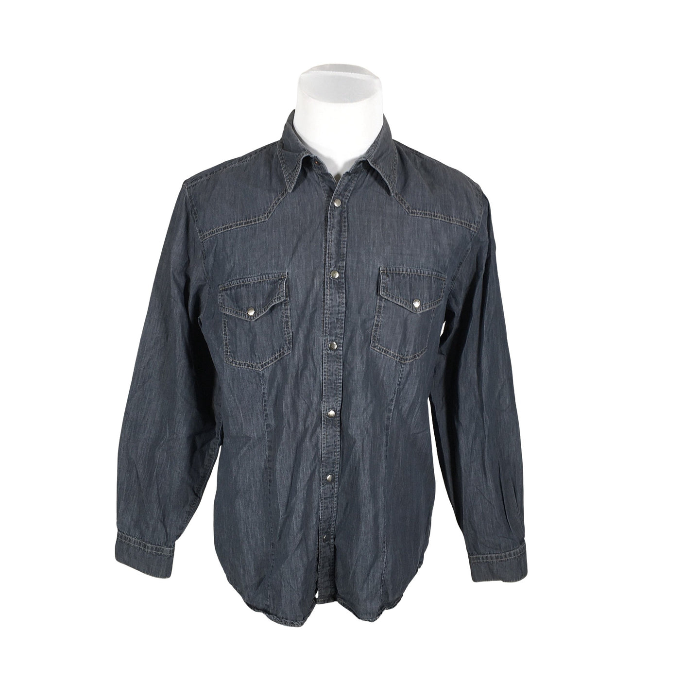 Unisex Hugo Boss - Denim shirt, size XL - Gray (1)