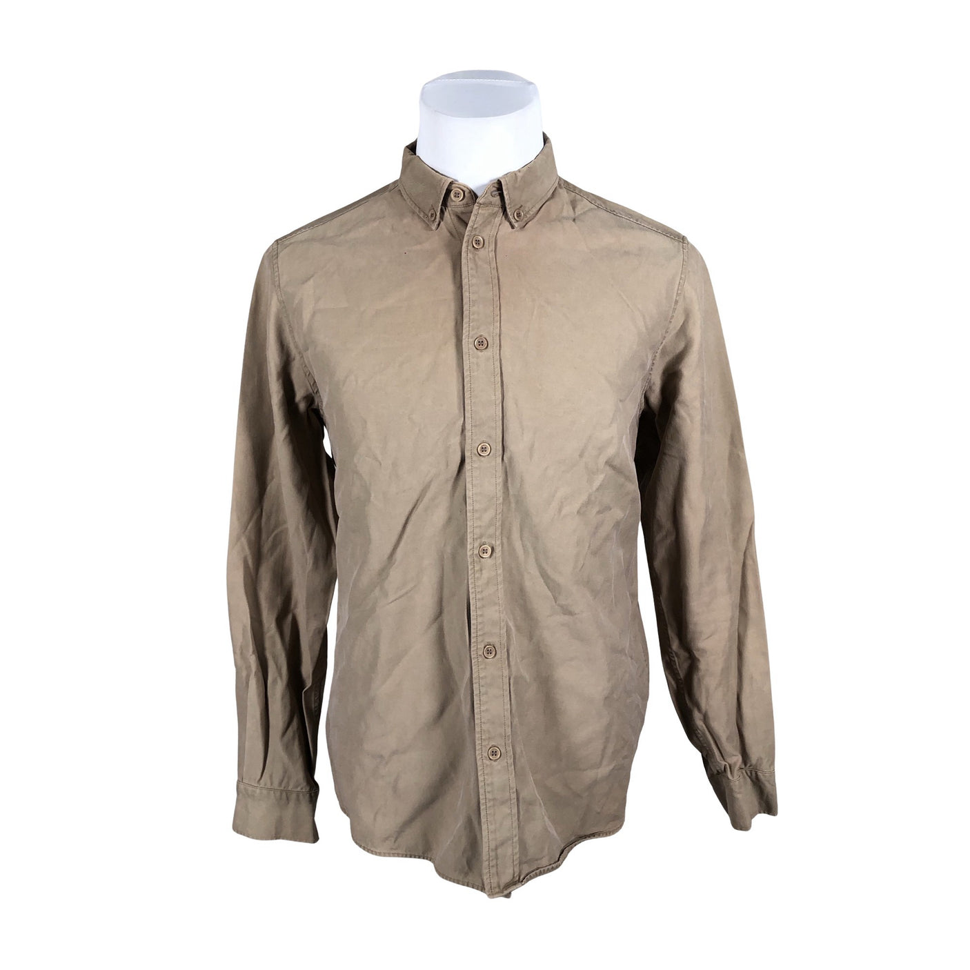 Unisex COS - Collared shirt, size M - Brown (1)