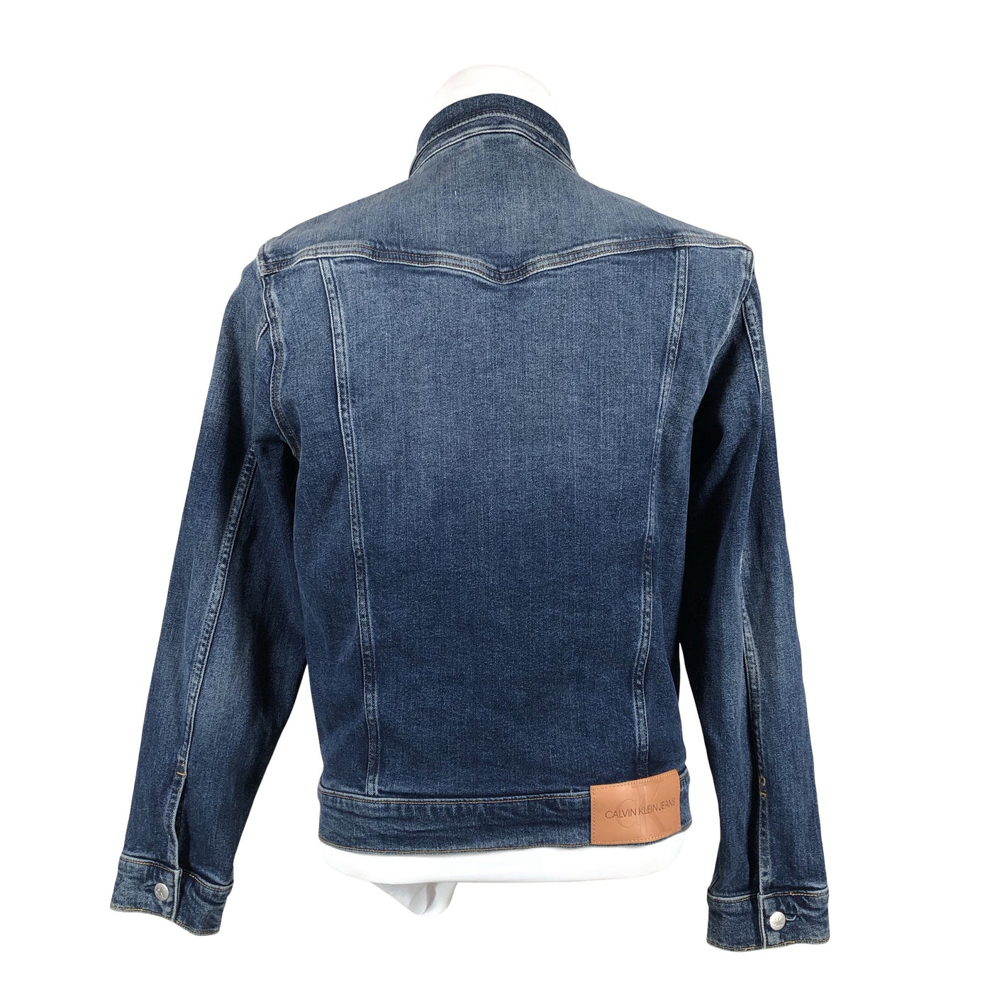 Unisex Calvin Klein Jeans - Denim jacket, size S - Blue (2)