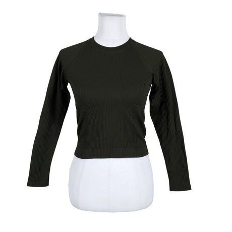 Unisex Soc - Sports shirt, long sleeve, size 34 - Green ()