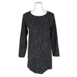 Unisex Nanso - Tricot tunic, size 36 - Black ()
