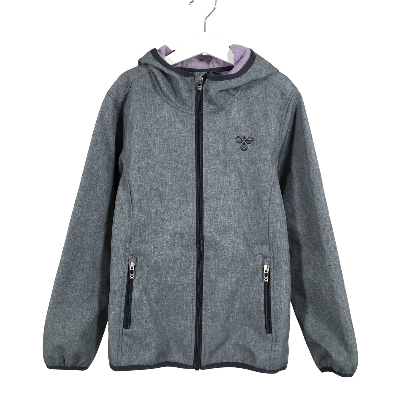 Unisex Hummel - Soft shell jacket, size 134 - 140 - Gray (1)