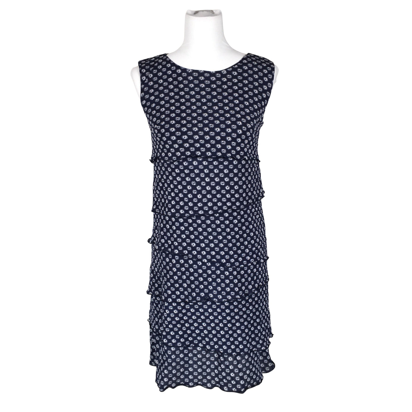 Unisex Betty Barclay - Schiffon dress, size 36 - Blue (1)