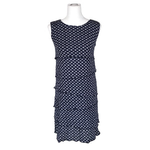 Unisex Betty Barclay - Schiffon dress, size 36 - Blue (1)