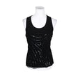 Unisex Bandolera - Tricot tank top, size 36 - Black ()