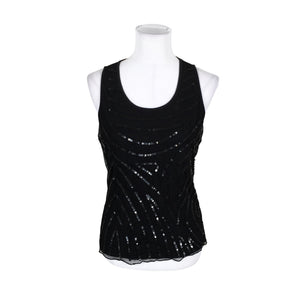 Unisex Bandolera - Tricot tank top, size 36 - Black (1)