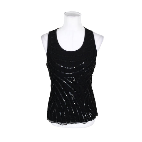 Unisex Bandolera - Tricot tank top, size 36 - Black ()